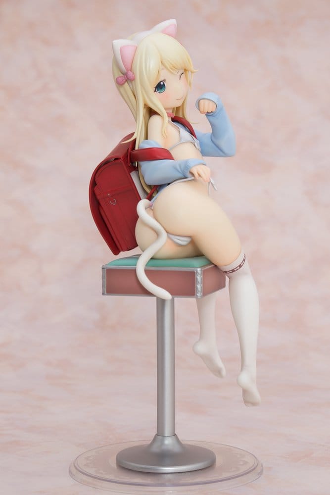 Hatsukoi Ribbon PVC Figure 1/6 Yuu White cat Ver. 25 cm