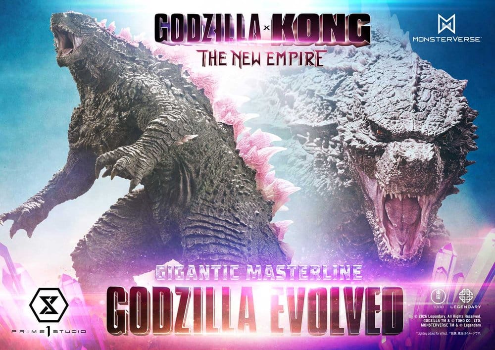 Godzilla x Kong: The New Empire (Movie) Gigantic Masterline Series Statue Godzilla Evolved Bonus Ver. 93 cm