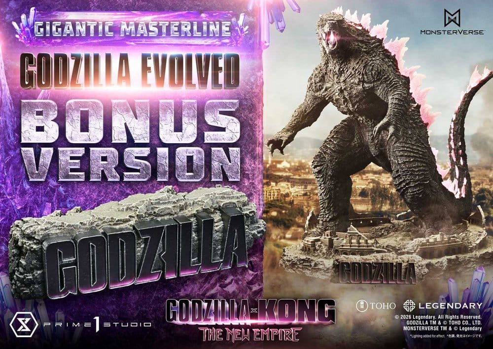 Godzilla x Kong: The New Empire (Movie) Gigantic Masterline Series Statue Godzilla Evolved Bonus Ver. 93 cm