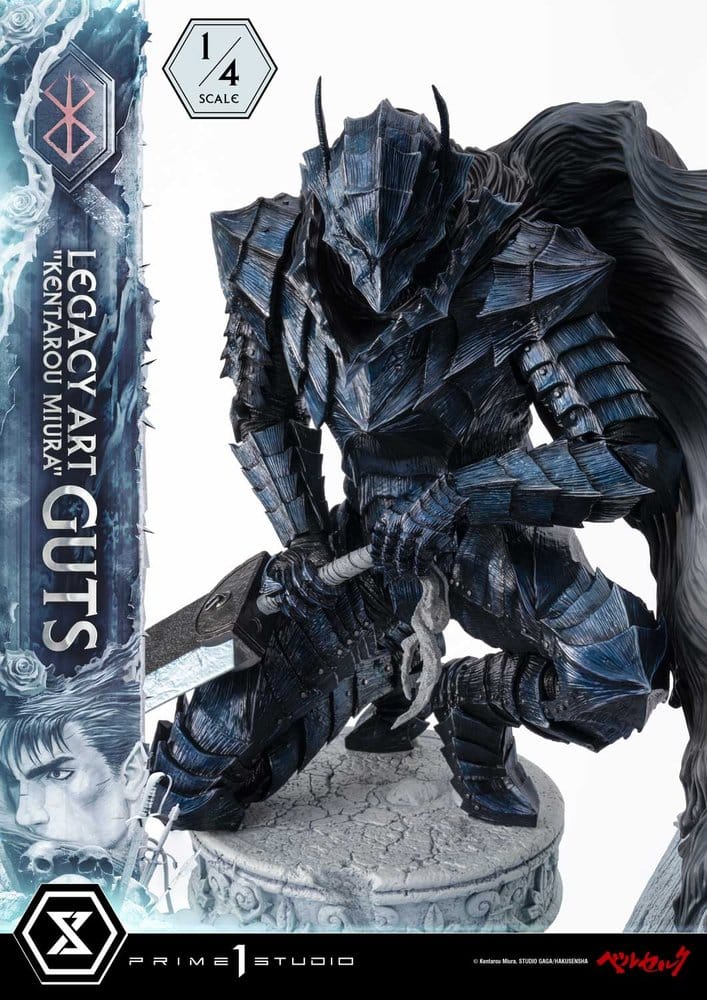 Berserk Legacy Art "Kentarou Miura" Statue 1/4 Guts 74 cm