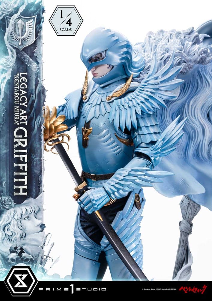 Berserk Legacy Art "Kentarou Miura" Statue 1/4 Griffith 93 cm