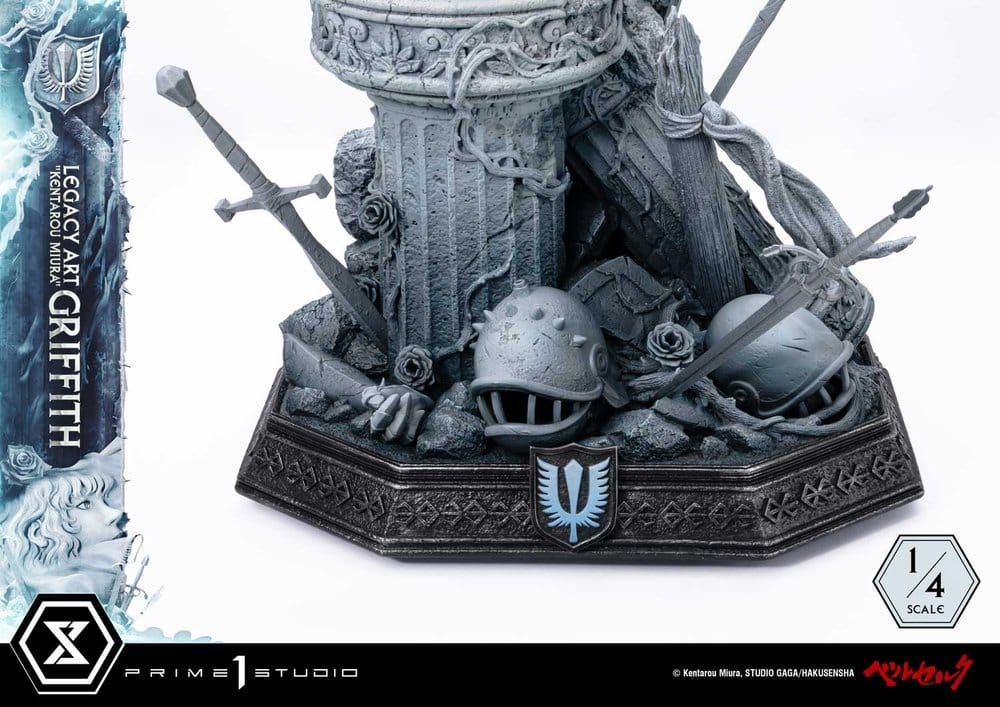 Berserk Legacy Art "Kentarou Miura" Statue 1/4 Griffith 93 cm