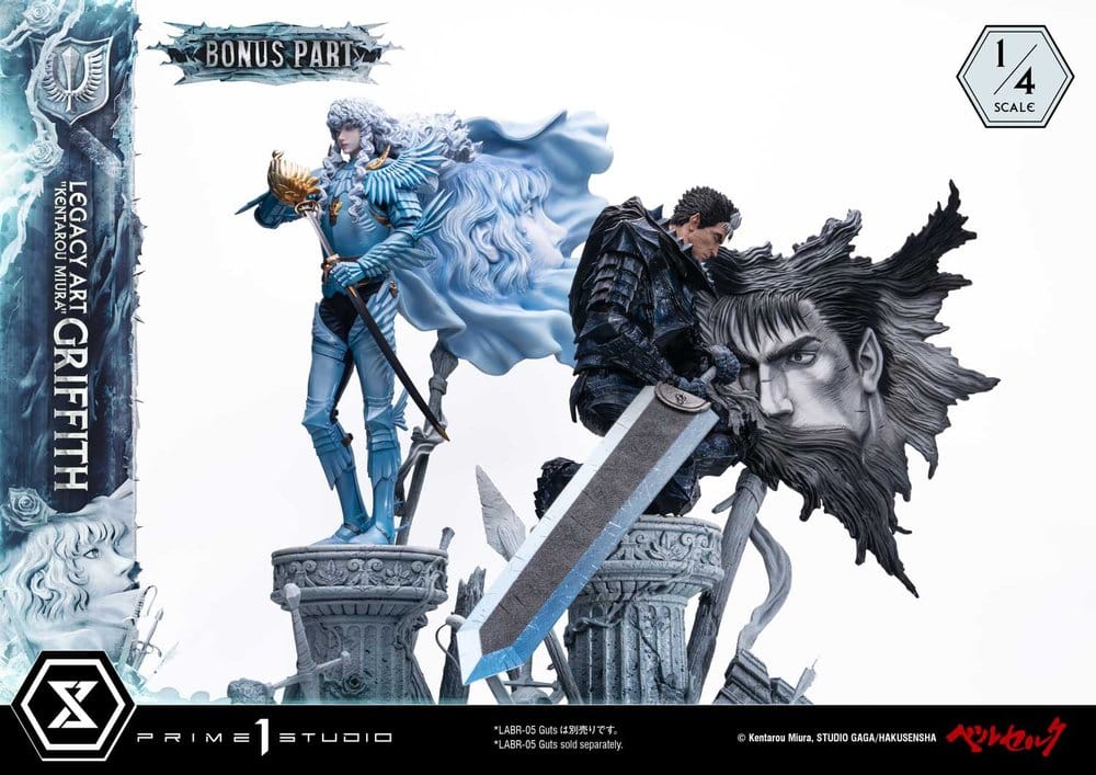 Berserk Legacy Art "Kentarou Miura" Statue 1/4 Griffith Bonus Version 93 cm