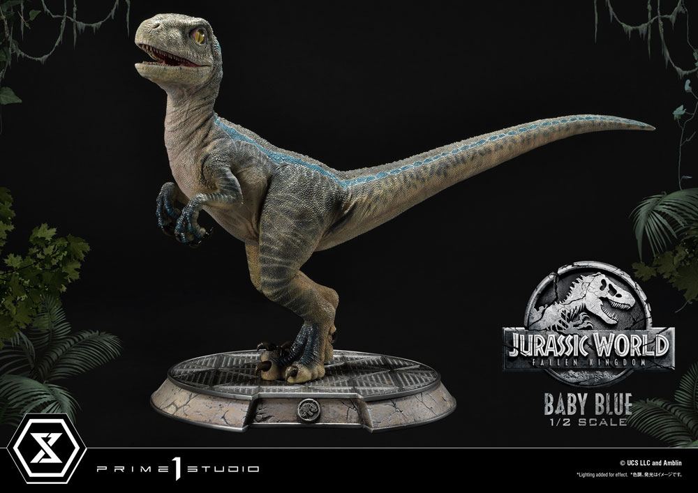 Jurassic World: Fallen Kingdom Prime Collectibles Statue 1/2 Baby Blue 34 cm