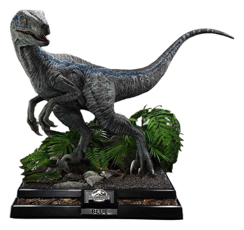 Jurassic World: Fallen Kingdom (Film) Legacy Museum Collection Statue 1/2 Blue 88 cm