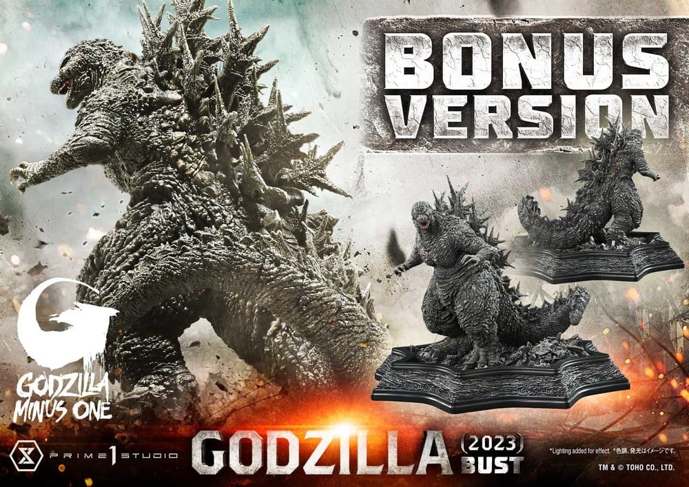 Godzilla Minus One (Film) Life Size Bust 1/1 Godzilla (2023) Bonus Ver. 87 cm