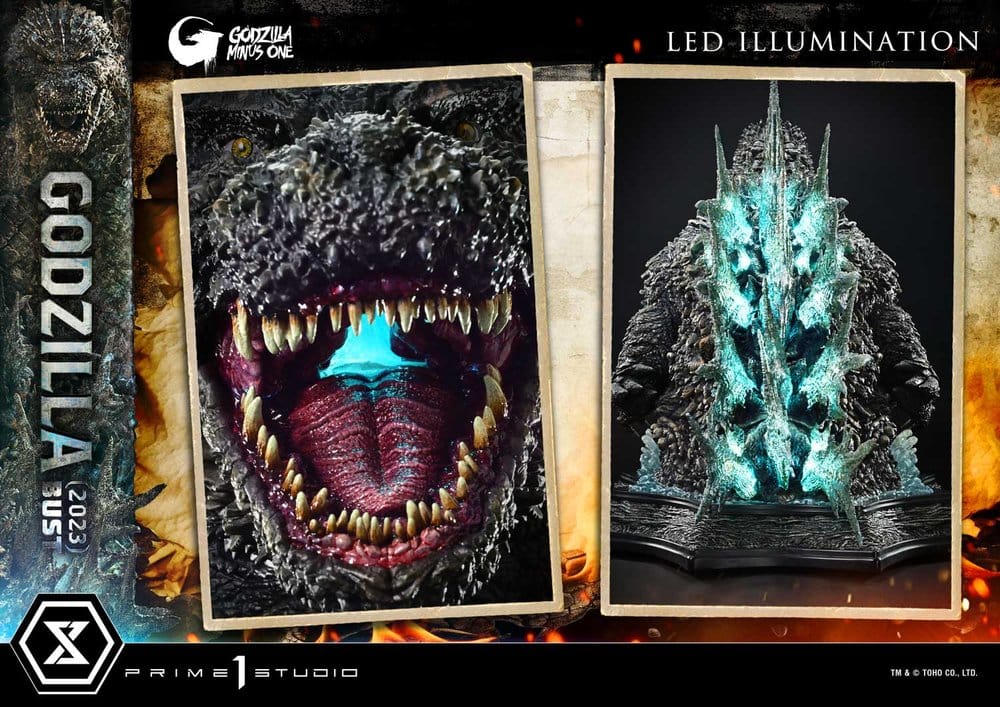 Godzilla Minus One (Film) Life Size Bust 1/1 Godzilla (2023) Bonus Ver. 87 cm