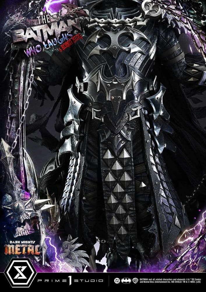 DC Comics Museum Masterline Statue 1/3 Dark Nights: Death Metal The Batman Who Laughs & Robin King 85 cm