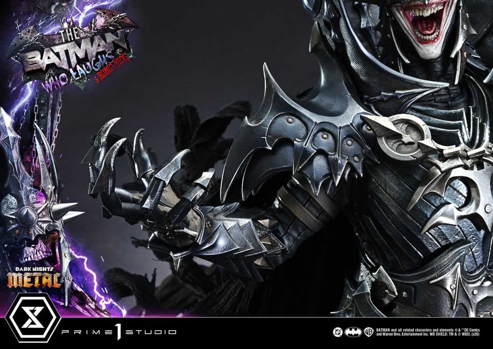 DC Comics Museum Masterline Statue 1/3 Dark Nights: Death Metal The Batman Who Laughs & Robin King 85 cm