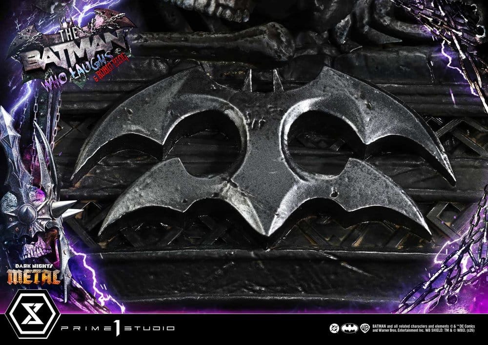 DC Comics Museum Masterline Statue 1/3 Dark Nights: Death Metal The Batman Who Laughs & Robin King 85 cm