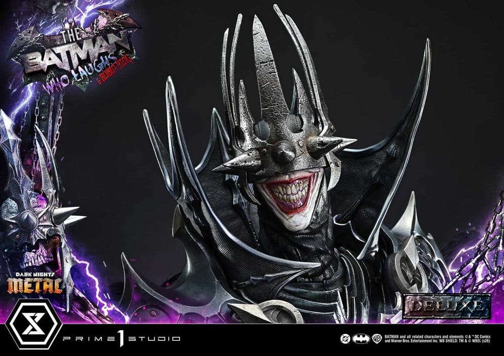 DC Comics Museum Masterline Statue 1/3 Dark Nights: Death Metal The Batman Who Laughs & Robin King Deluxe Version 85 cm