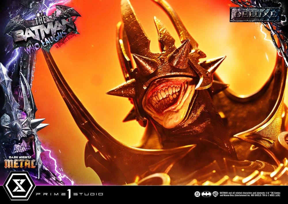 DC Comics Museum Masterline Statue 1/3 Dark Nights: Death Metal The Batman Who Laughs & Robin King DX Bonus 85 cm