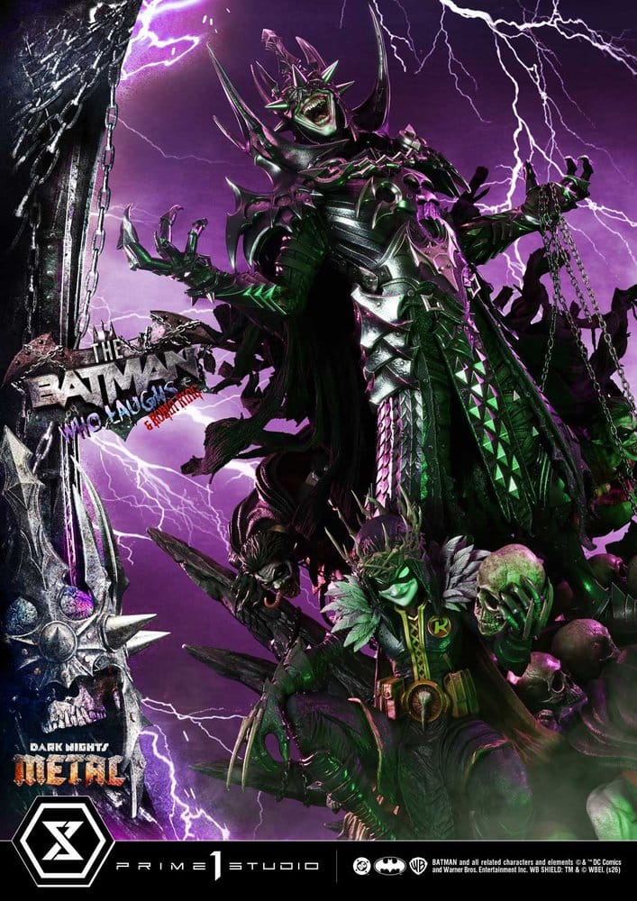 DC Comics Museum Masterline Statue 1/3 Dark Nights: Death Metal The Batman Who Laughs & Robin King DX Bonus 85 cm