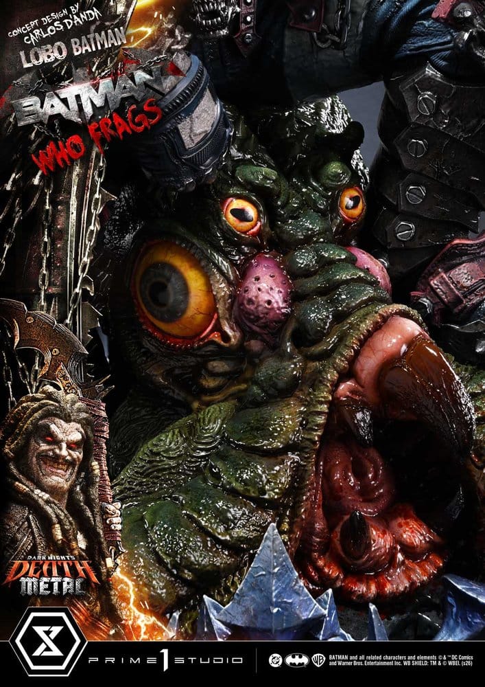 Dark Nights: Death Metal Museum Masterline Statue 1/3 Lobo Batman: Batman Who Frags 81 cm