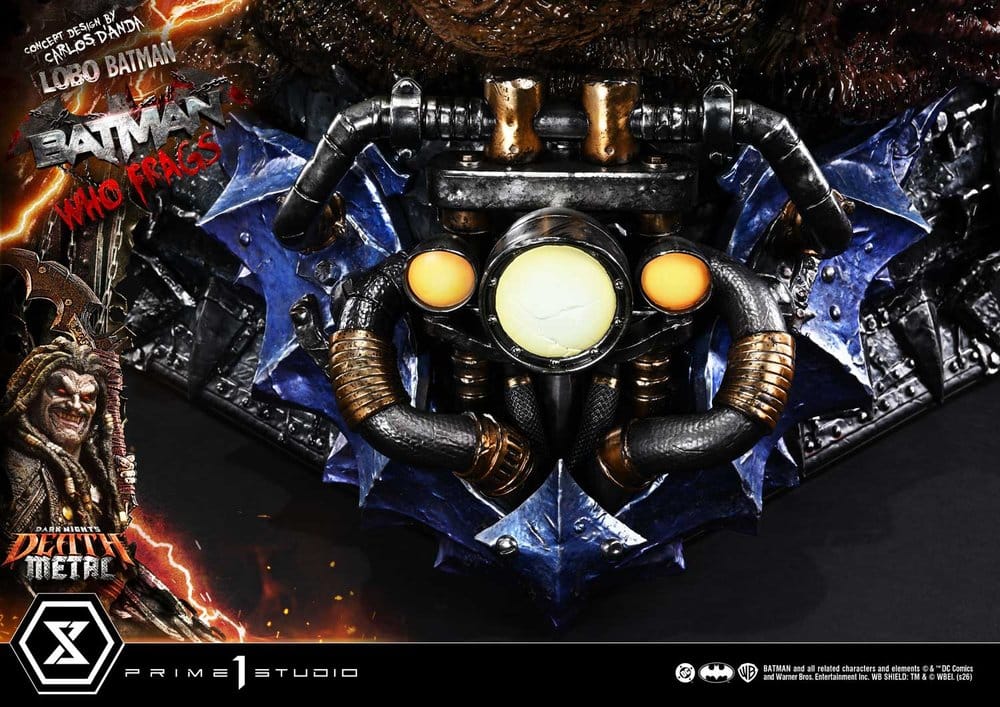 Dark Nights: Death Metal Museum Masterline Statue 1/3 Lobo Batman: Batman Who Frags 81 cm
