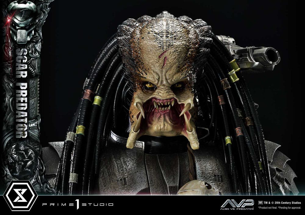 The Alien Vs. Predator Museum Masterline Series Statue 1/3 Scar Predator 93 cm