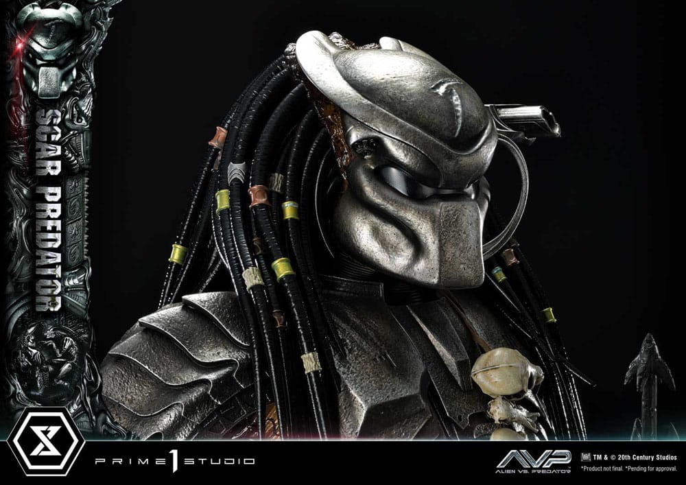 The Alien Vs. Predator Museum Masterline Series Statue 1/3 Scar Predator 93 cm
