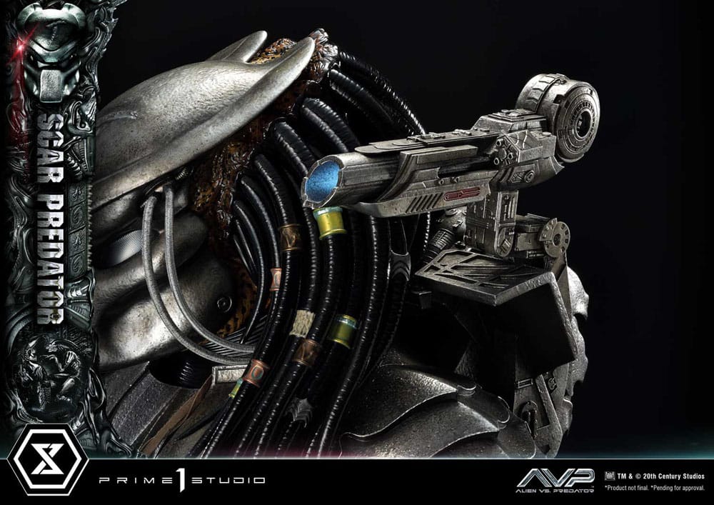 The Alien Vs. Predator Museum Masterline Series Statue 1/3 Scar Predator 93 cm