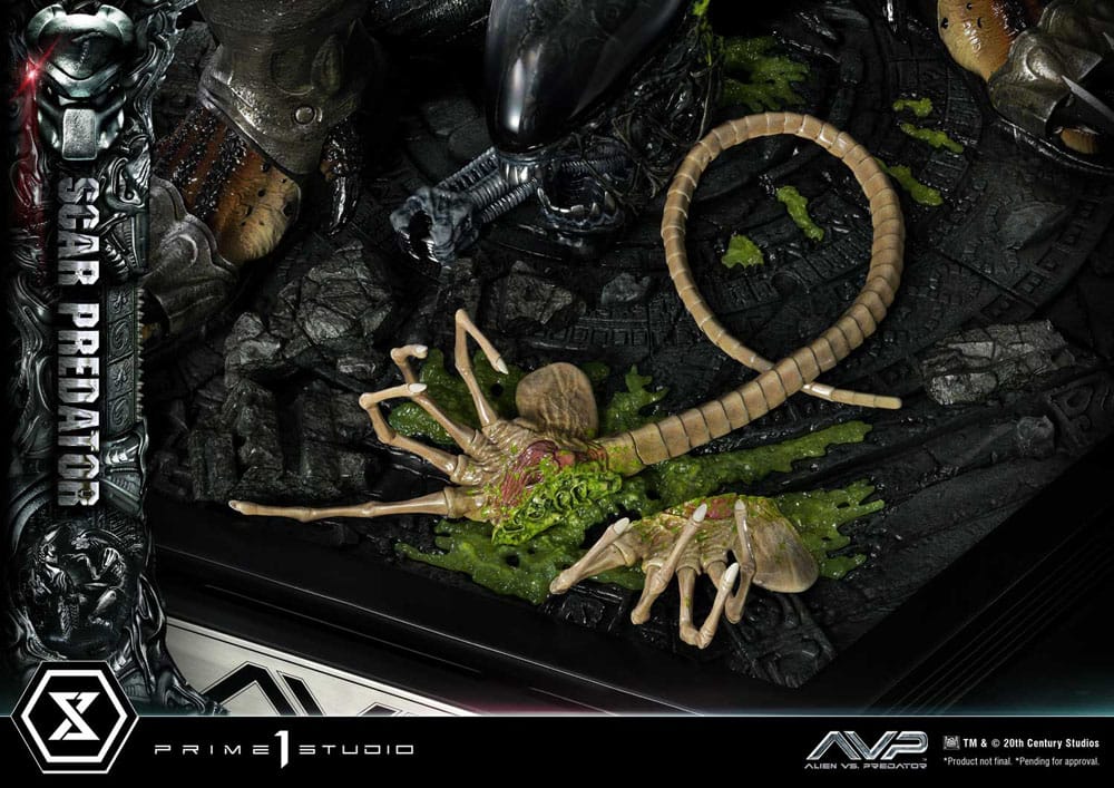 The Alien Vs. Predator Museum Masterline Series Statue 1/3 Scar Predator 93 cm