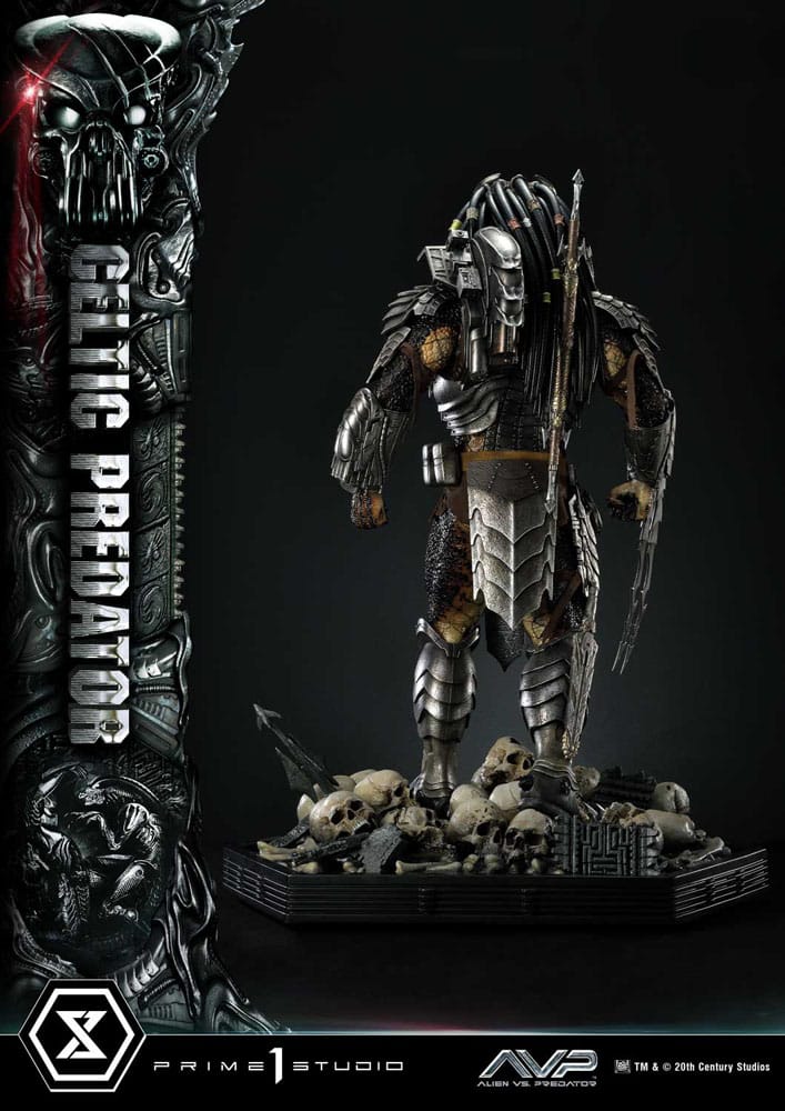 The Alien Vs. Predator Museum Masterline Series Statue 1/3 Celtic Predator Bonus Ver. 95 cm