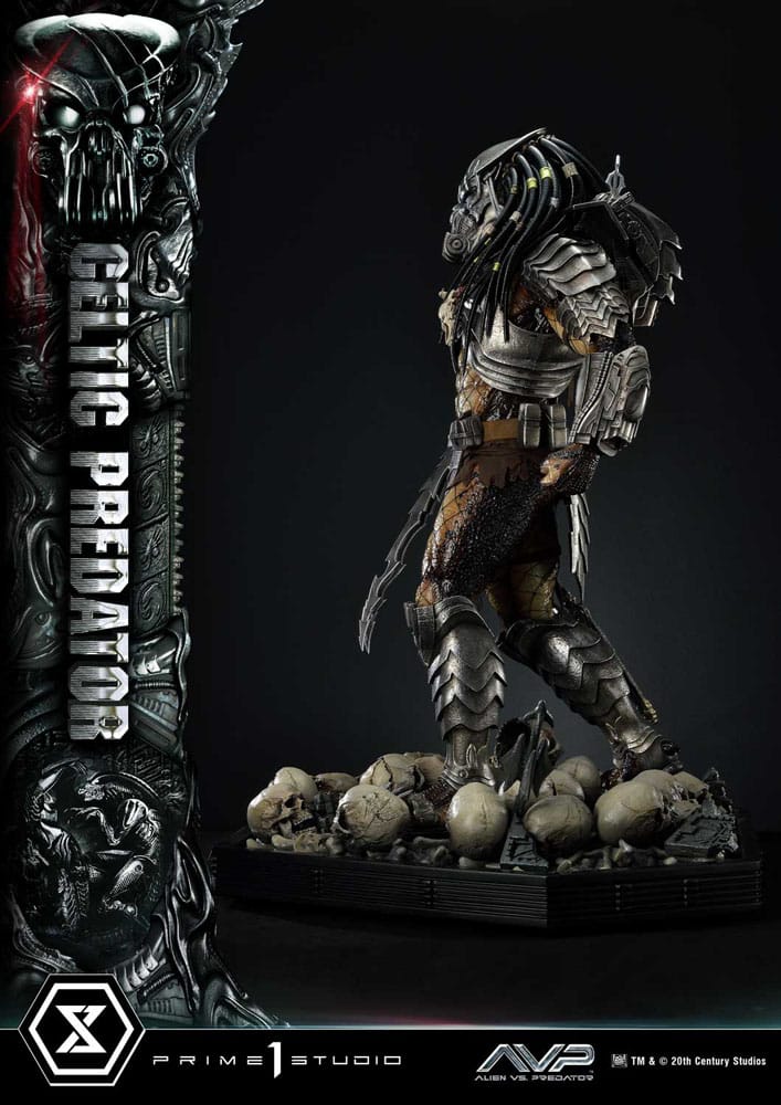 The Alien Vs. Predator Museum Masterline Series Statue 1/3 Celtic Predator Bonus Ver. 95 cm