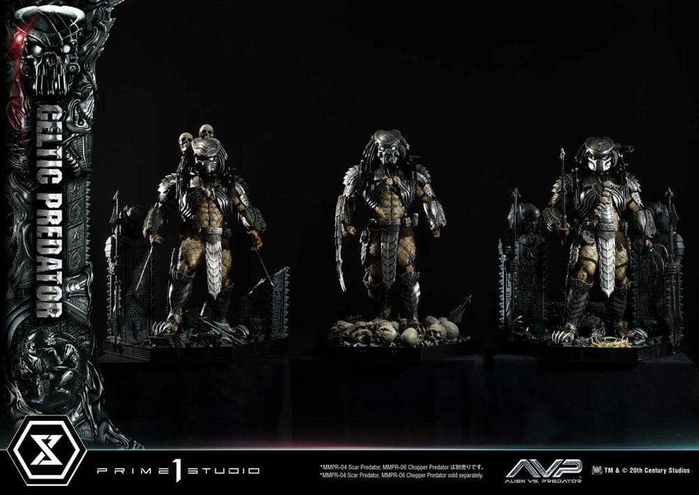 The Alien Vs. Predator Museum Masterline Series Statue 1/3 Celtic Predator Bonus Ver. 95 cm