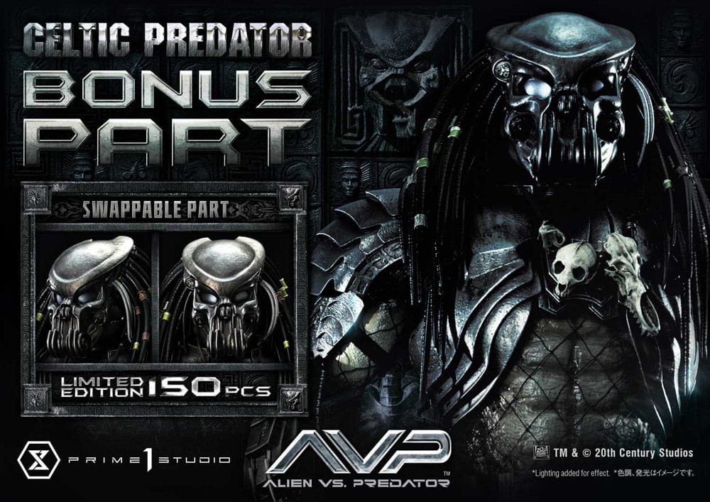 The Alien Vs. Predator Museum Masterline Series Statue 1/3 Celtic Predator Bonus Ver. 95 cm