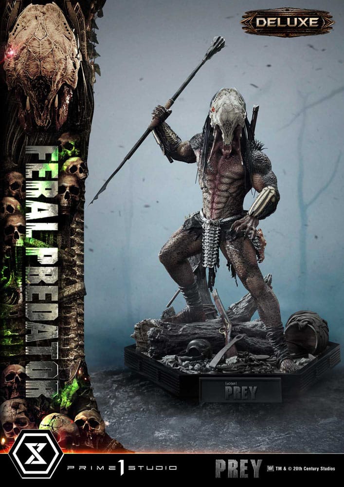 Prey (Movie) Museum Masterline Series Statue 1/3 Feral Predator Deluxe Version 89 cm