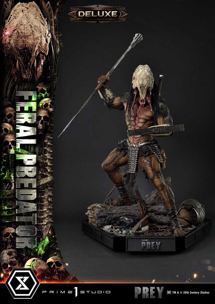 Prey (Movie) Museum Masterline Series Statue 1/3 Feral Predator Deluxe Version 89 cm