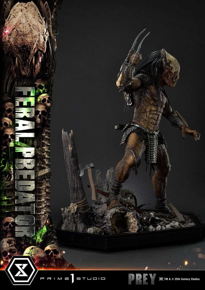 Prey (Movie) Museum Masterline Series Statue 1/3 Feral Predator Deluxe Version 89 cm