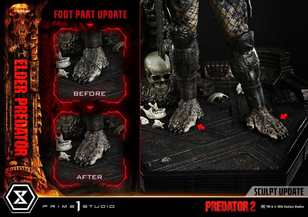 Predator 2 (Film) Museum Masterline Statue 1/3 Elder Predator DX Bonus Version 94 cm