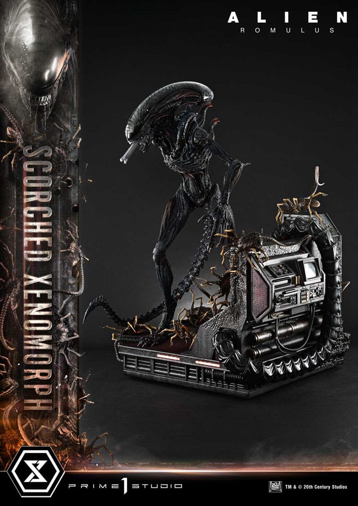 Alien: Romulus Museum Masterline XL Statue 1/3 Scorched Xenomorph 98 cm