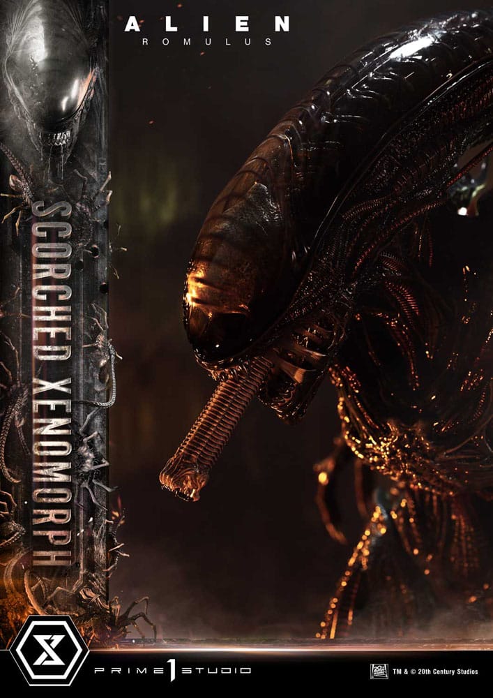 Alien: Romulus Museum Masterline XL Statue 1/3 Scorched Xenomorph 98 cm