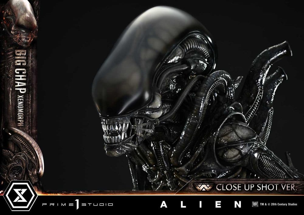 Alien (Film) Museum Masterline XL Statue 1/3 Big Chap Xenomorph Close Up Shot Ver. 100 cm