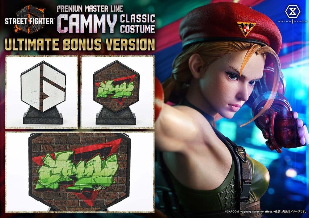 Street Fighter 6 Premium Masterline Statue 1/4 Cammy Classic Costume Ultimate Bonus Version 54 cm