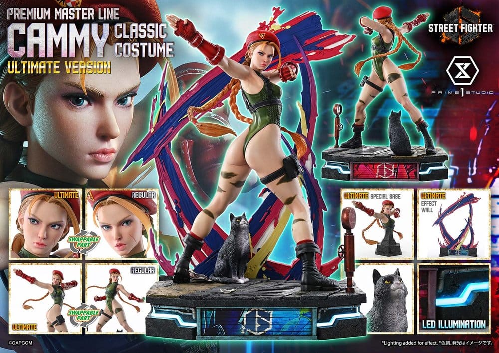 Street Fighter 6 Premium Masterline Statue 1/4 Cammy Classic Costume Ultimate Bonus Version 54 cm