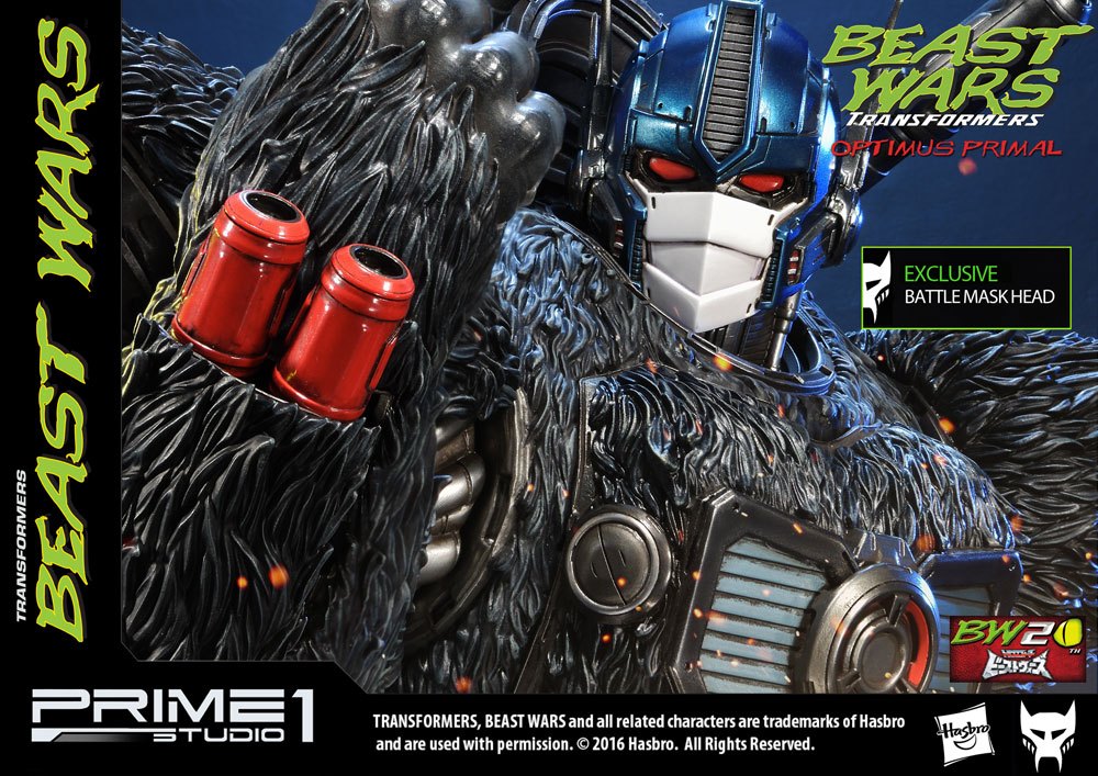 Transformers Beast Wars 1/3 Statues Optimus Primal &amp; Optimus Primal Exclusive 63 cm Assortment (3)