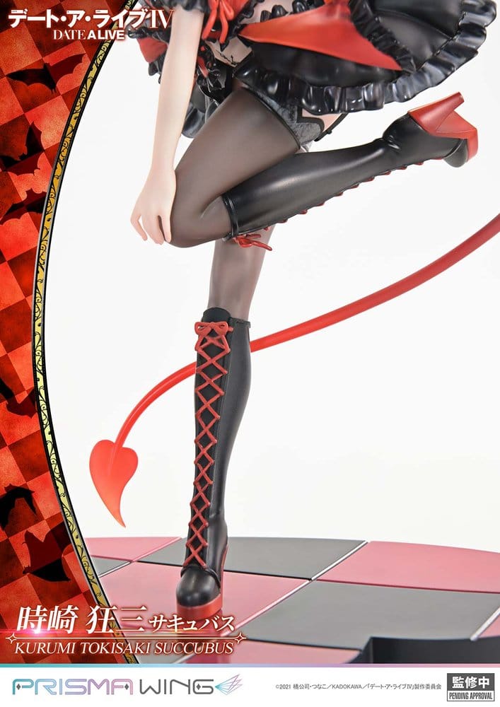 Date A Live Prisma Wing PVC Statue 1/7 Kurumi Tokisaki succubus 25 cm