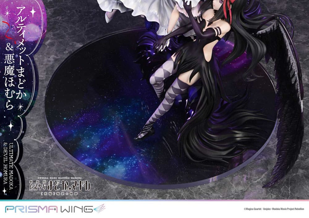 Puella Magi Madoka Magica The Movie Rebellion Prisma Wing PVC Statue 1/7 Ultimate Madoka & Devil Homura 43 cm