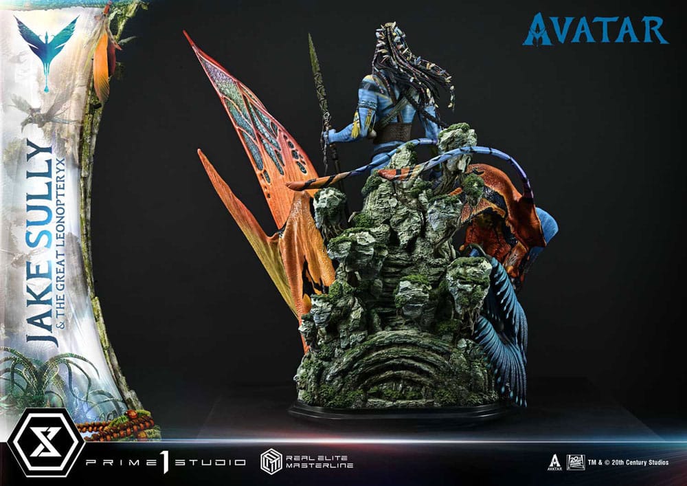 Avatar (Movie) Real Elite Masterline Series Statue 1/4 Jake Sully & The Great Leonopteryx 87 cm