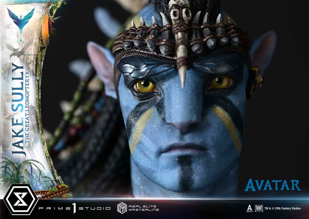 Avatar (Movie) Real Elite Masterline Series Statue 1/4 Jake Sully & The Great Leonopteryx 87 cm