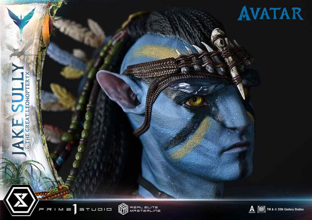 Avatar (Movie) Real Elite Masterline Series Statue 1/4 Jake Sully & The Great Leonopteryx 87 cm