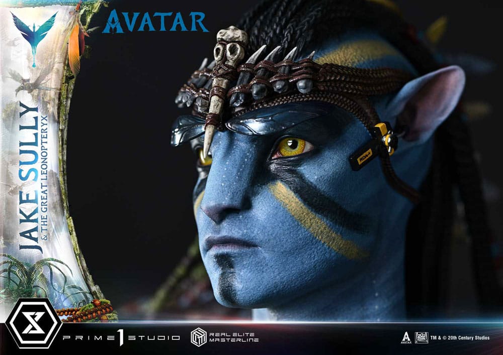 Avatar (Movie) Real Elite Masterline Series Statue 1/4 Jake Sully & The Great Leonopteryx 87 cm
