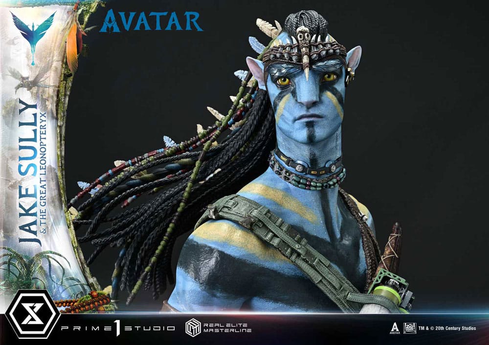Avatar (Movie) Real Elite Masterline Series Statue 1/4 Jake Sully & The Great Leonopteryx 87 cm