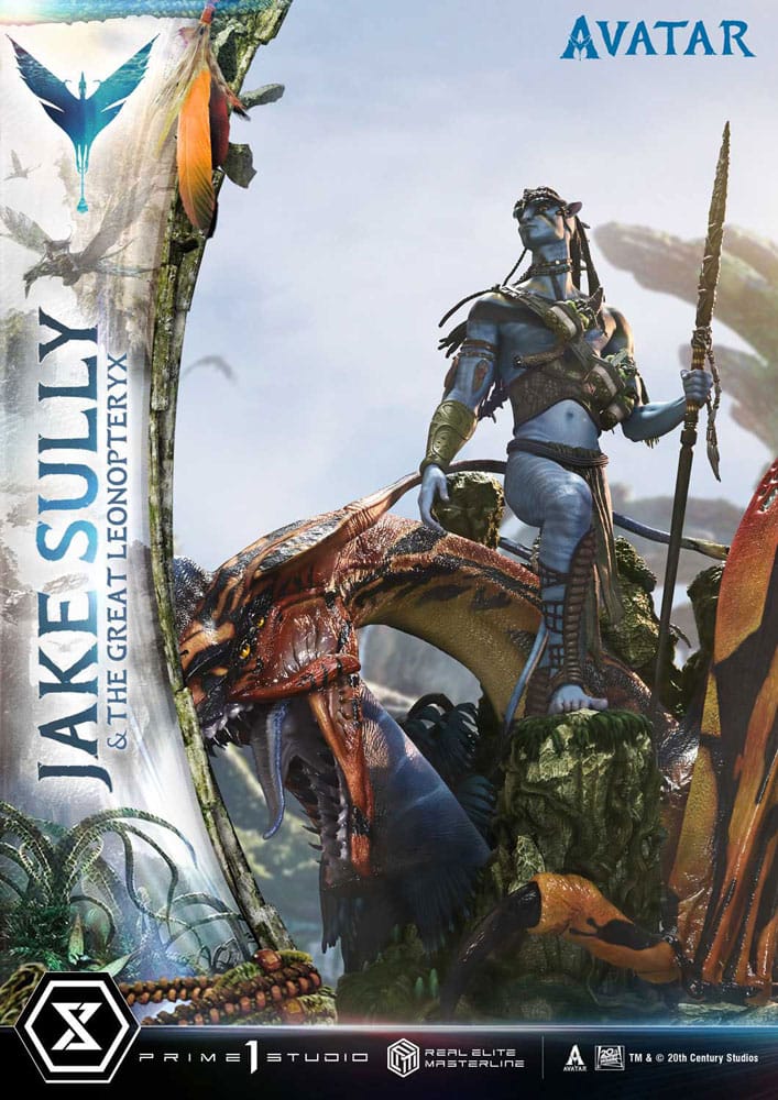 Avatar (Movie) Real Elite Masterline Series Statue 1/4 Jake Sully & The Great Leonopteryx 87 cm