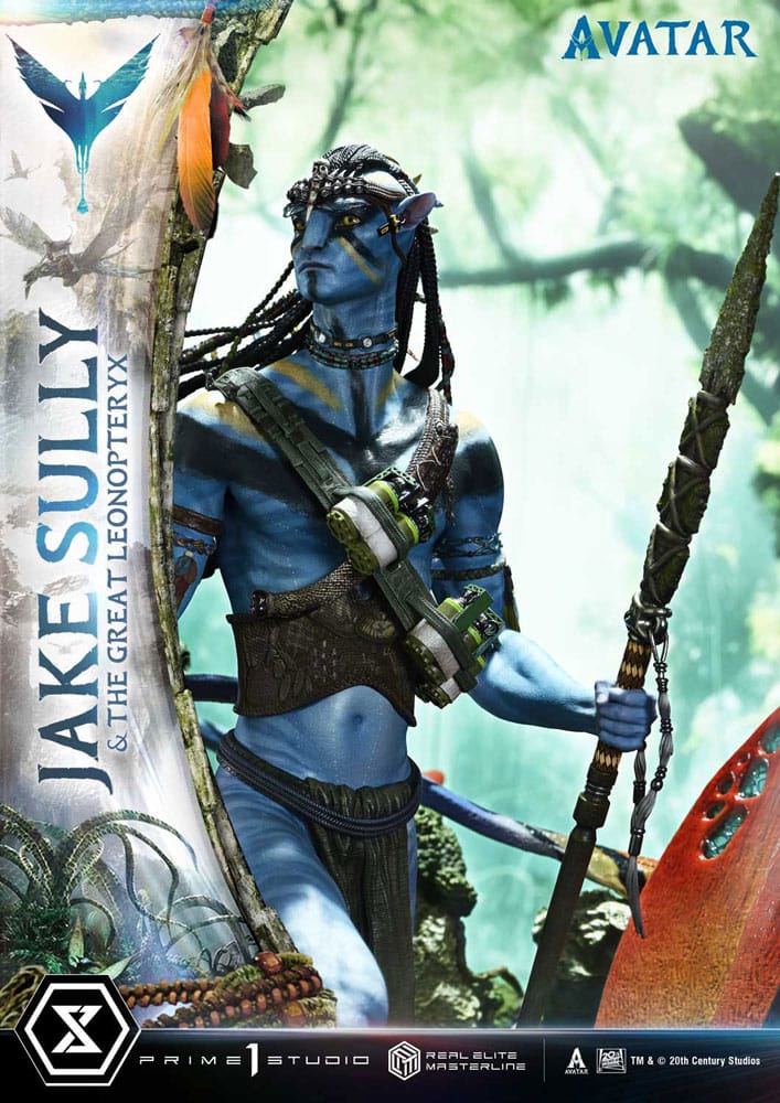 Avatar (Movie) Real Elite Masterline Series Statue 1/4 Jake Sully & The Great Leonopteryx 87 cm
