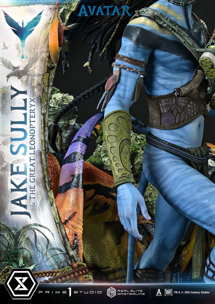 Avatar (Movie) Real Elite Masterline Series Statue 1/4 Jake Sully & The Great Leonopteryx 87 cm