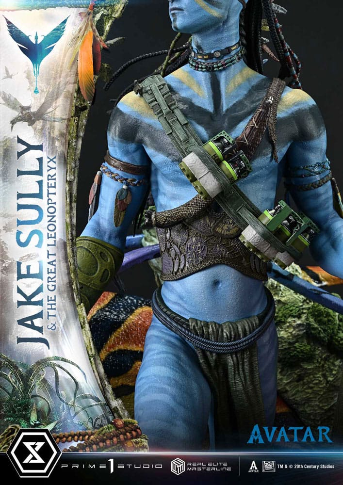 Avatar (Movie) Real Elite Masterline Series Statue 1/4 Jake Sully & The Great Leonopteryx 87 cm
