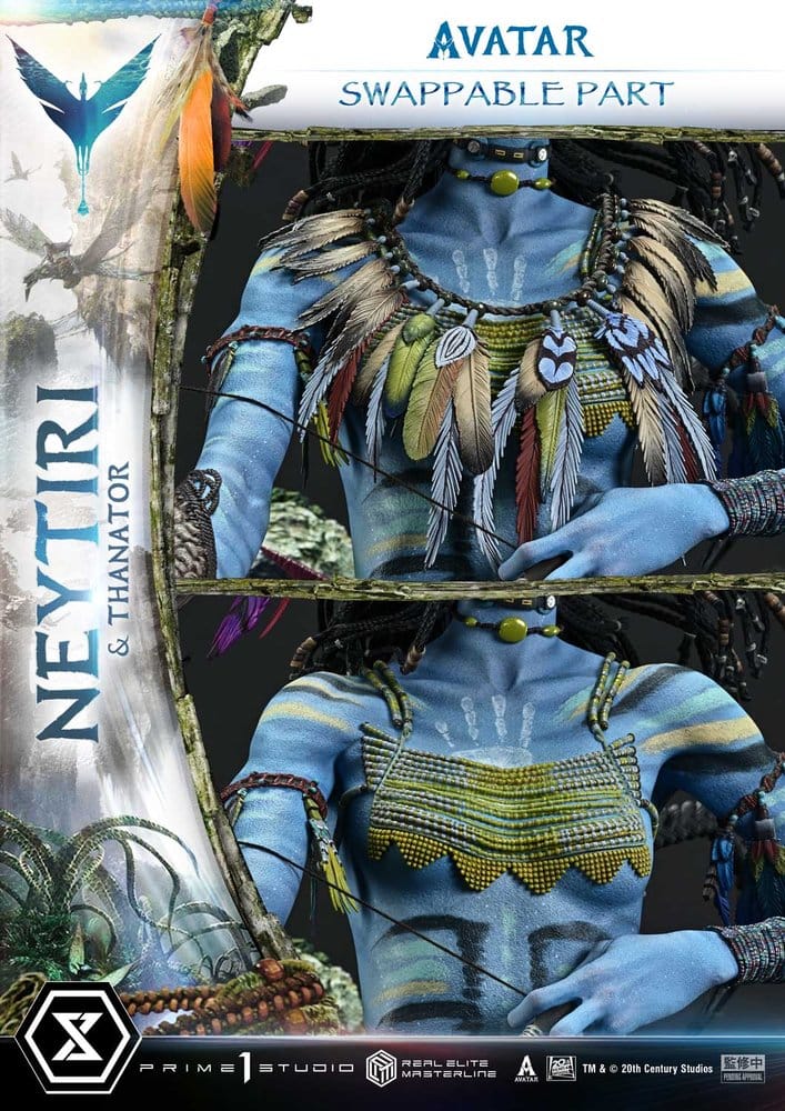 Avatar (Movie) Real Elite Masterline Series Statue 1/4 Neytiri & Thanator 75 cm