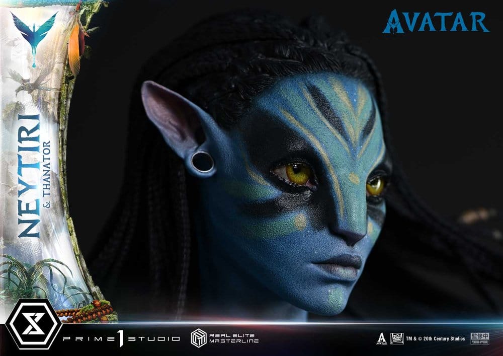 Avatar (Movie) Real Elite Masterline Series Statue 1/4 Neytiri & Thanator 75 cm